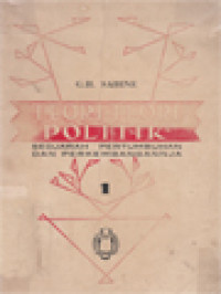 Image of Teori-Teori Politik: Sedjarah Pertumbuhan Dan Perkembangannja 1