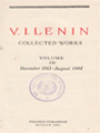 Collected Works XX: December 1913 - August 1914