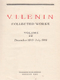 Image of Collected Works XXII: December 1915 - July 1916
