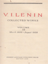 Collected Works XV: March 1908 - August 1909