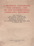 A Proposal Concerning The General Line Of The International Communist Movement