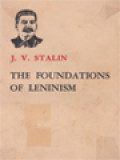 The Foundations Of Leninism