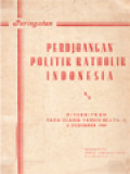 Peringatan Perdjoangan Politik Katholik Indonesia