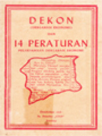 Image of Dekon (Deklarasi Ekonomi) Dan 14 Peraturan Pelaksanaan Deklarasi Ekonomi