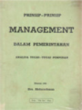 Prinsip-Prinsip Management Dalam Pemerintahan: Analisa Tugas-Tugas Pemimpin