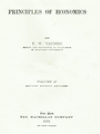 Image of Principles Of Economics Volume II