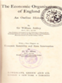 Image of The Economic Organisation Of England: An Outline History