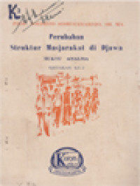 Image of Perubahan Struktur Masjarakat Di Djawa: Suatu Analisa