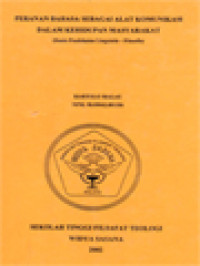 Peranan Bahasa Sebagai Alat Komunikasi Dalam Kehidupan Masyarakat, (Suatu Pendekatan Linguistis)