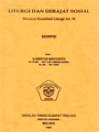 Image of Liturgi Dan Derajat Sosial, Menurut Konstitusi Liturgi Art. 32