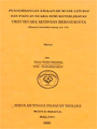 Image of Pengembangan Khazanah Musik Liturgi Dan Paduan Suara Demi Keterlibatan Umat Secara Akif Dan Berdayaguna (Menurut Konstitusi Liturgi Art. 114)