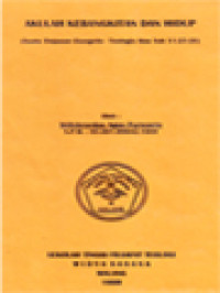 Image of Akulah Kebangkitan Dan Hidup (Suatu Tinjauan Eksegestis - Teologis Atas Yoh 11:25-26)