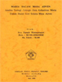 Image of Maria Dalam Masa Adven, Analisa Teologi-Liturgis Data Kehadiran Maria Dalam Ibadat Sore Selama Masa Adven