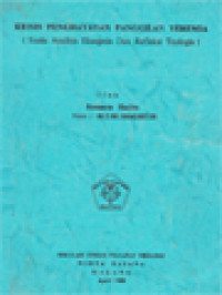 Image of Krisis Penghayatan Panggilan Yeremia, (Suatu Analisa Eksegetis Dan Refleki Teologi)