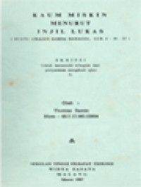 Image of Kaum Miskin Menurut Injil Lukas, (Suatu Uraian Sabda Bahagia, Luk 6:20-23)