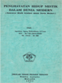 Image of Penghayatan Hidup Mistik Dalam Dunia Modern, (Relevansi Mistik Kristiani Dalam Dunia Modern)