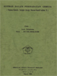 Kotbah Dalam Peribadatan Gereja (Tinjauan Historis - Teologis Liturgis Menurut Konsili Vatikan II)