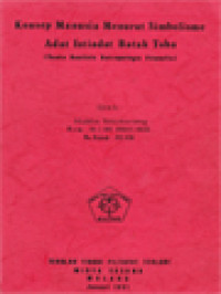 Konsep Manusia Menurut Simbolisme Adat Istiadat Batak Toba, (Suatu Analisis Antropologis Filosofis)