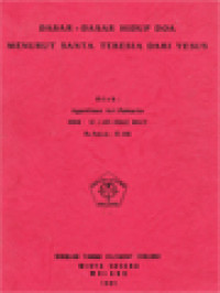 Image of Dasar - Dasar Hidup Doa Menurut Santa Teresia Dari Yesus