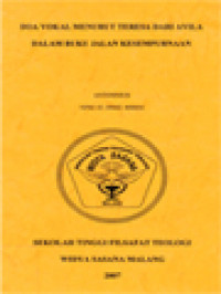 Image of Doa Vokal Menurut Teresa Dari Avila Dalam Buku Jalan Kesempurnaan