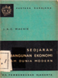 Sedjarah Pembangunan Ekonomi Dalam Dunia Modern I