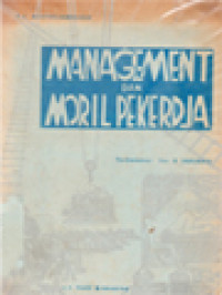 Management Dan Moril Pekerdja (Management And Morale)