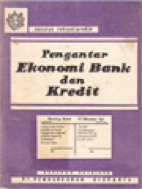 Pengantar Ekonomi Bank Dan Kredit