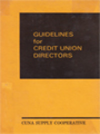 Image of Guidelines For Credit Union Directors