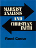 Marxist Analysis And Christian Faith