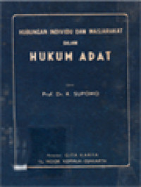 Hubungan Individu Dan Masyarakat Dalam Hukum Adat