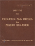 Komentar Atas Undang-Undang Pokok Perumahan Dan Peraturan Sewa-Menjewa