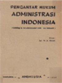 Image of Pengantar Hukum Administrasi Indonesia