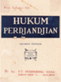 Hukum Perdjandjian