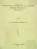 Masalah Peradilan Administrasi Dalam Hukum Padjak Di Indonesia