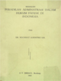Image of Masalah Peradilan Administrasi Dalam Hukum Padjak Di Indonesia