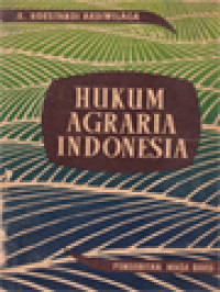 Image of Hukum Agraria Indonesia