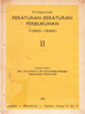 Himpunan Peraturan-Peraturan Perburuhan (1950-1965) II