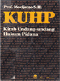 Image of KUHP (Kitab Undang-Undang Hukum Pidana)