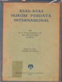 Asas-Asas Hukum Perdata Internasional