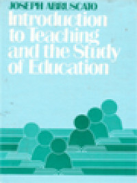 Introduction To Teaching And The Study Of Education