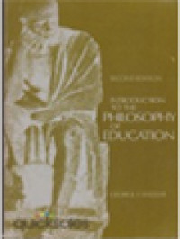 Introduction To The Philosophy Of Education