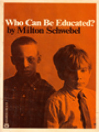 Image of Who Can Be Educated?