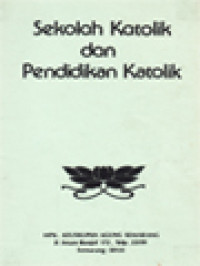 Image of Sekolah Katolik Dan Pendidikan Katolik