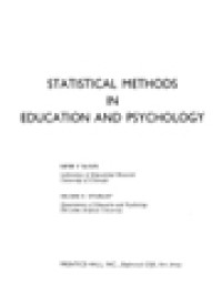 Statistical Methods In Education And Psychology