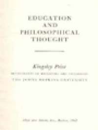 Image of Education And Philosophical Thought