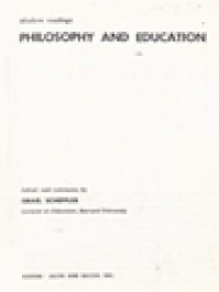 Philosophy And Education / Iersel Scheffler (Edited)