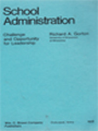 Image of School Administration: Challenge And Opportunity For Leadership