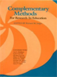 Image of Complementary Methods: For Research In Education / Richard M. Jaeger (Edited)