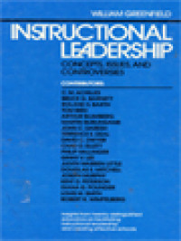 Instructional Leadership: Concepts, Issues, And Controversies