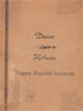 Dasar Dan Haluan Negara Republik Indonesia